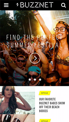 BuzzNet Website Redesign by Titus Klein