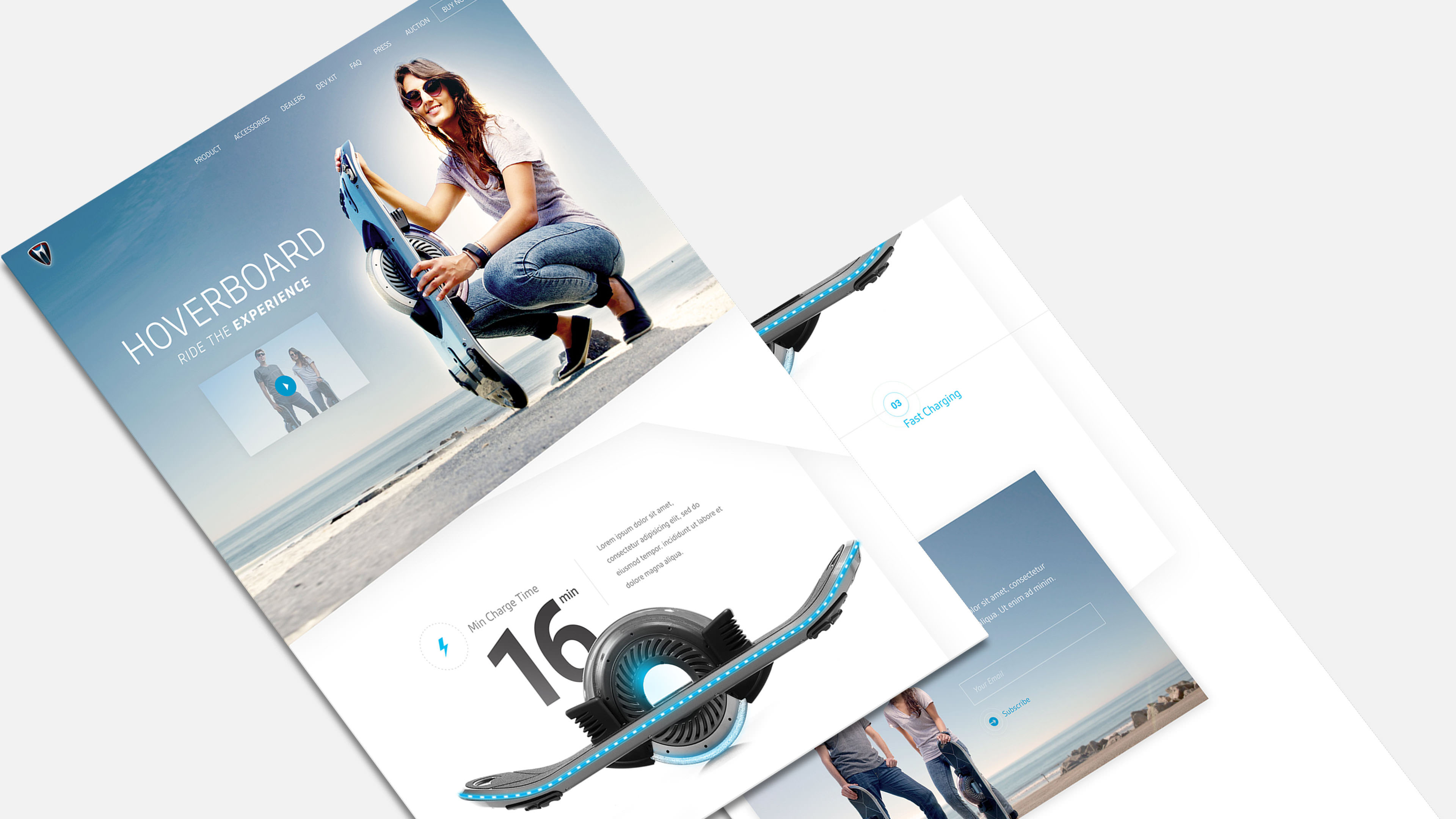 Hoverboard Web Design Titus Klein