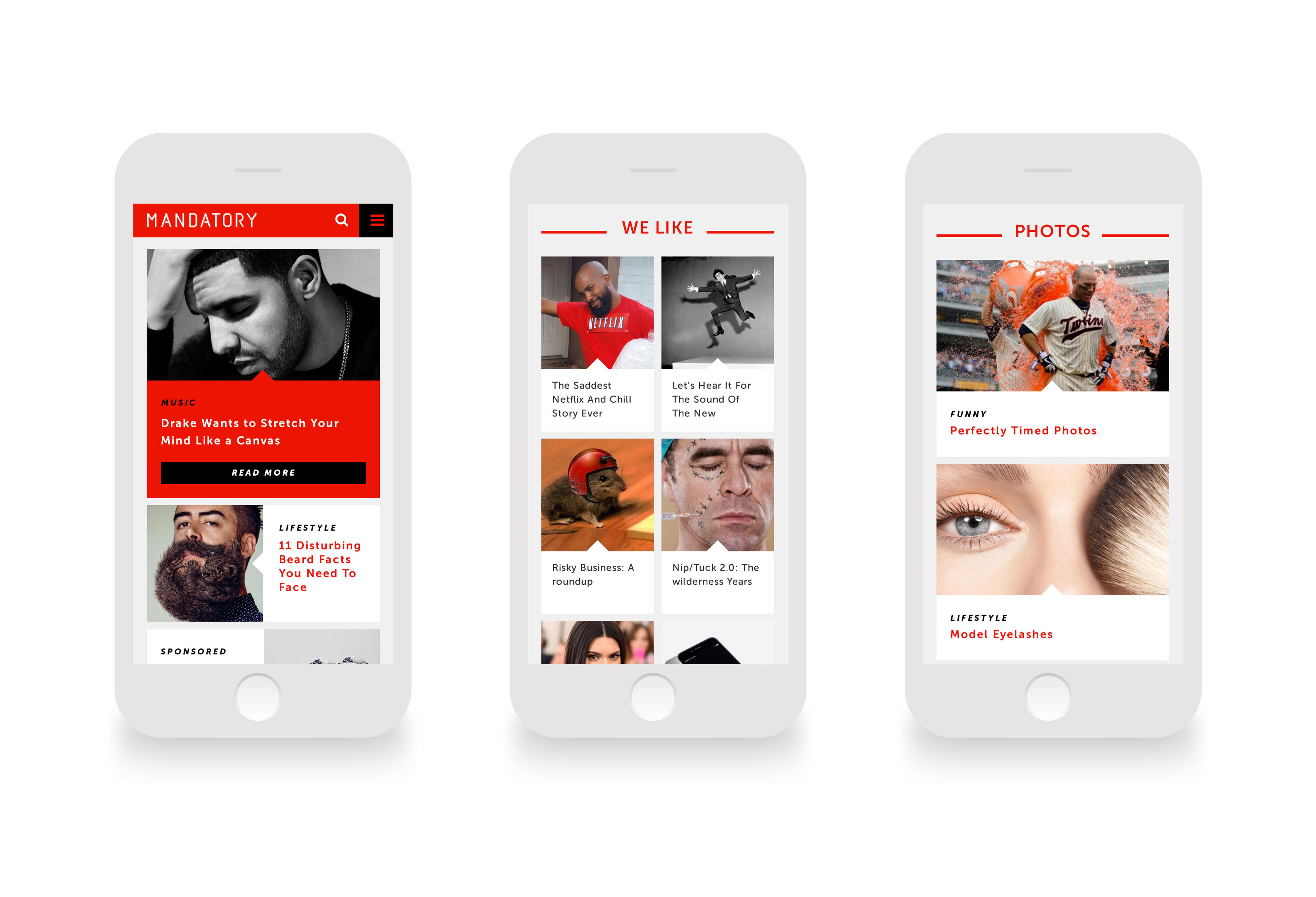 Mandatory website redesign by Titus Klein