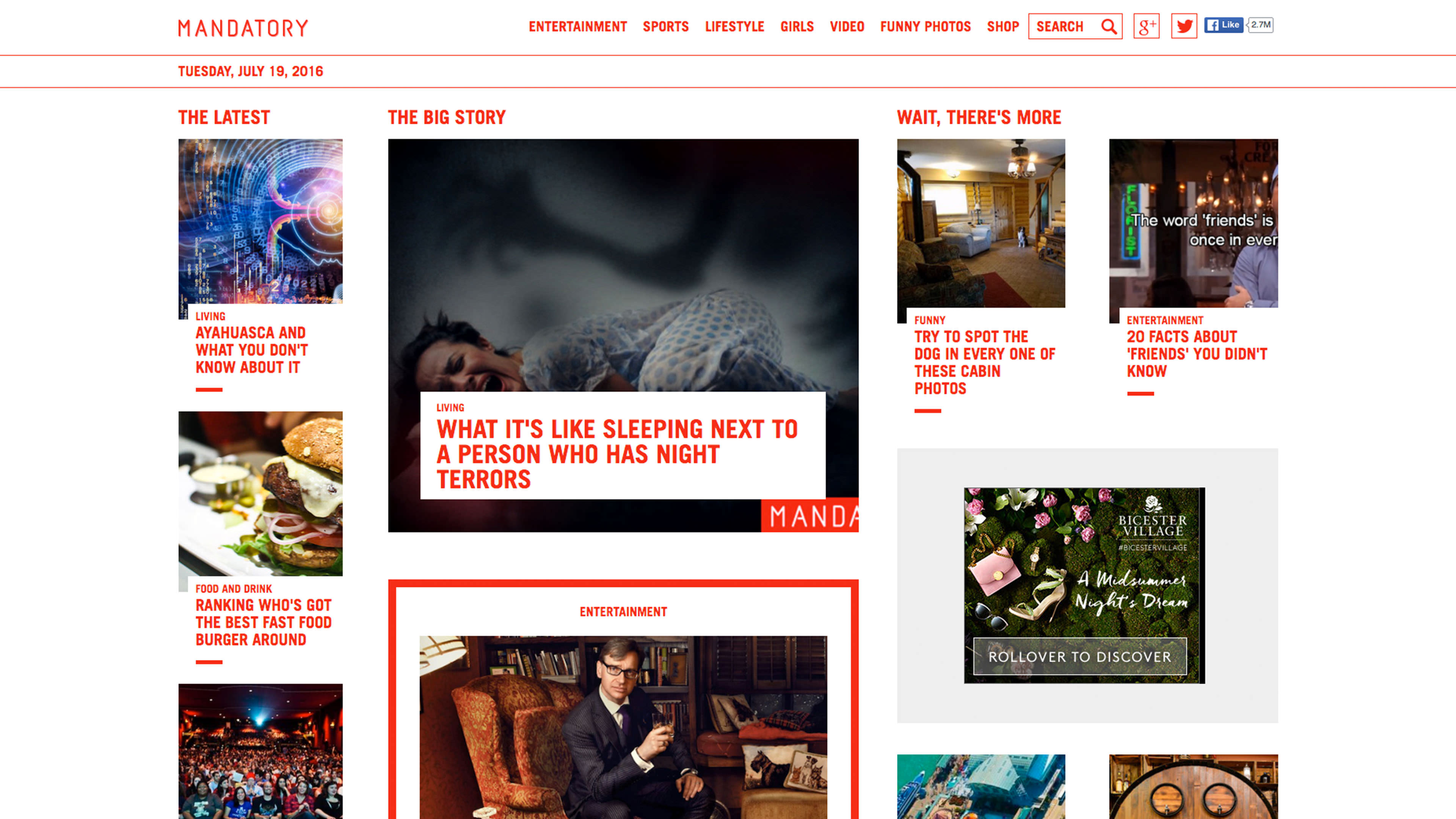 Mandatory website redesign by Titus Klein