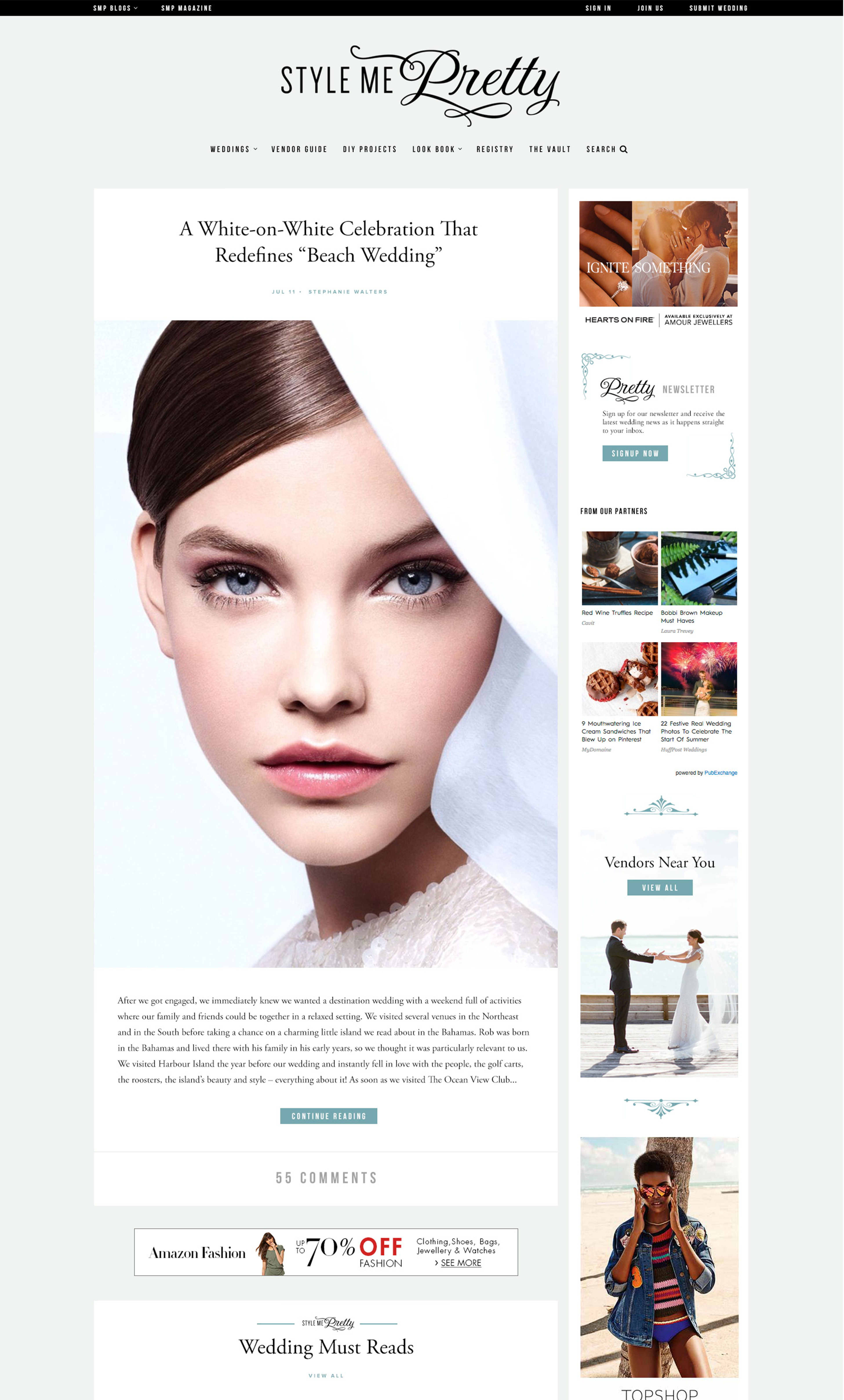 Style Me Pretty Redesign by Titus Klein