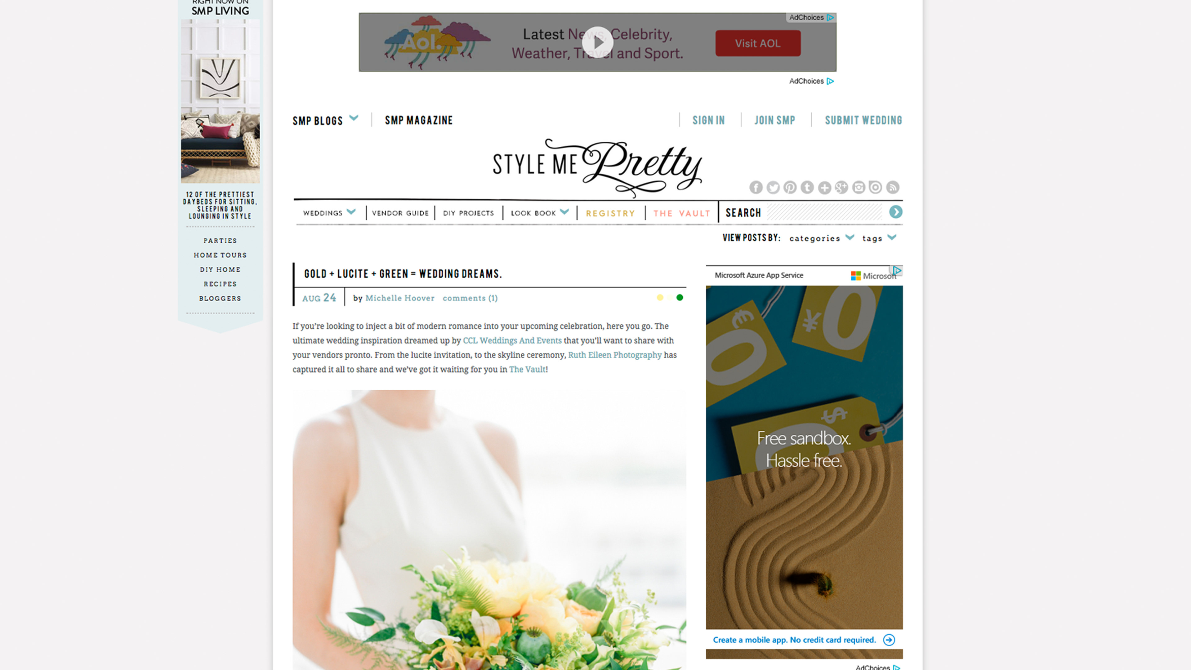 Style Me Pretty Redesign by Titus Klein
