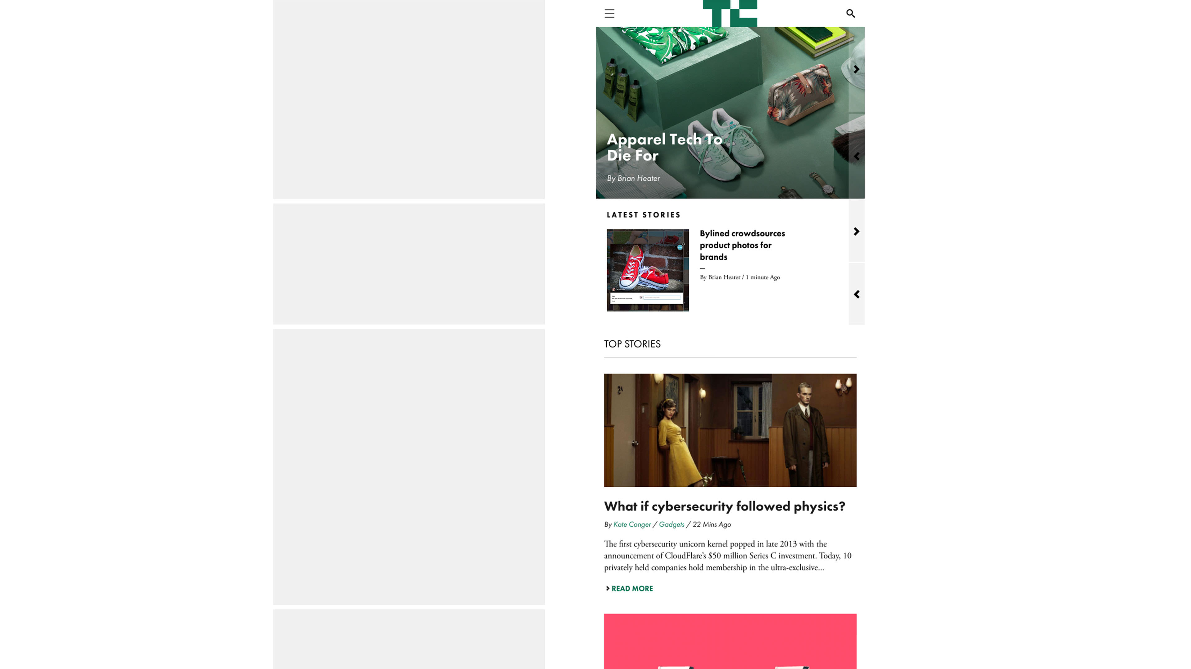 Techcrunch Rebrand & Redesign By Titus Klein