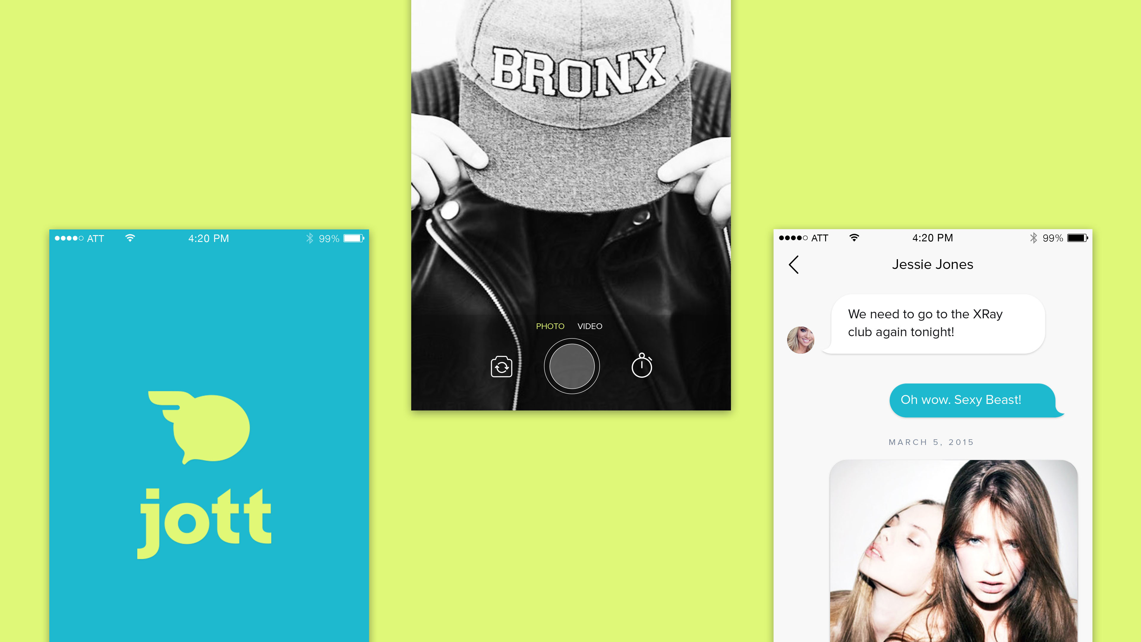 Jott iOS App Design - Titus Klein