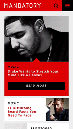 Mandatory website redesign by Titus Klein